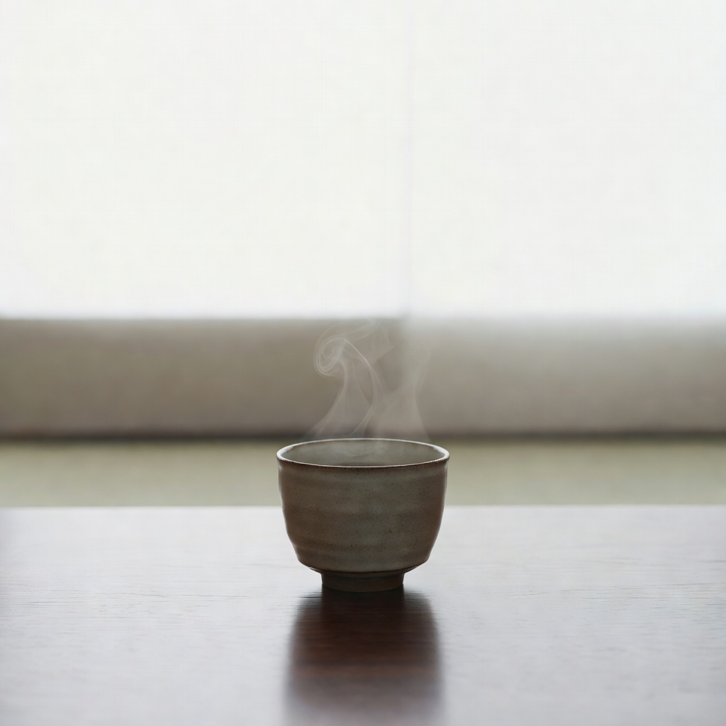 朝のお茶